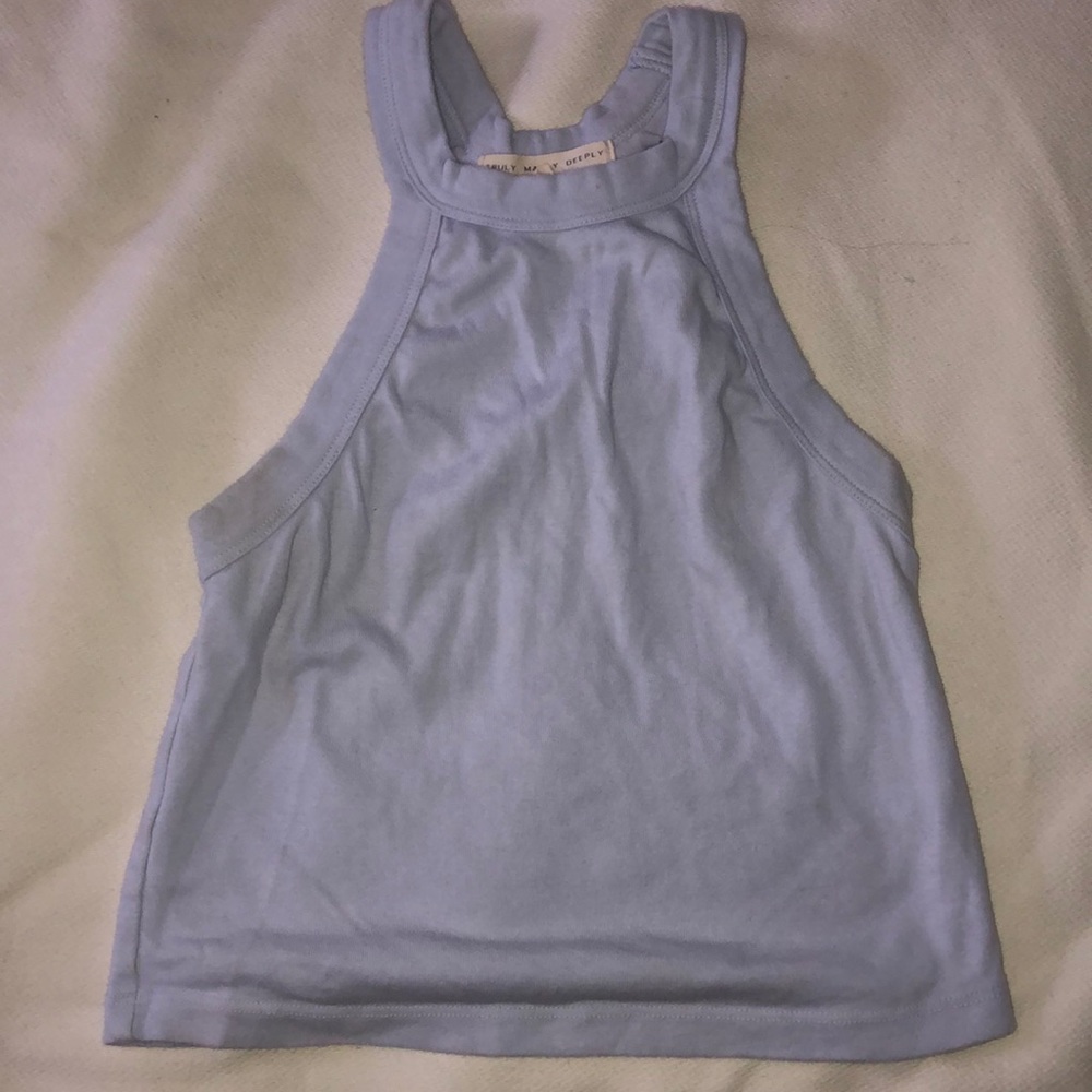Truly madly deeply crop tank
